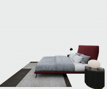 Modern Double Bed-ID:379205948