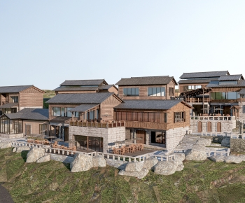 现代民宿建筑-ID:853991031