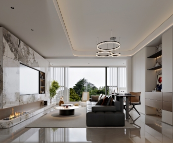 Modern A Living Room-ID:834064015