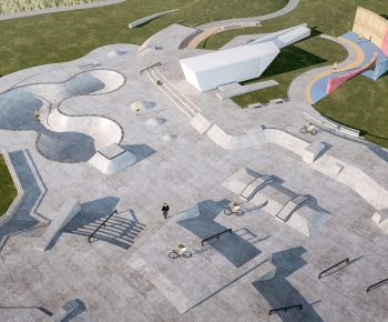 Modern Park Landscape-ID:186985023