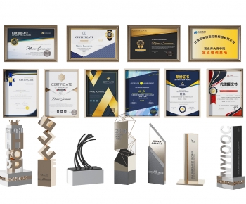 Modern Flag/badge/trophy/certificate-ID:818288093