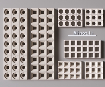 Modern Cement Brick Screen Partition-ID:474419658