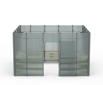 Modern Clothes Storage Area-ID:597676993