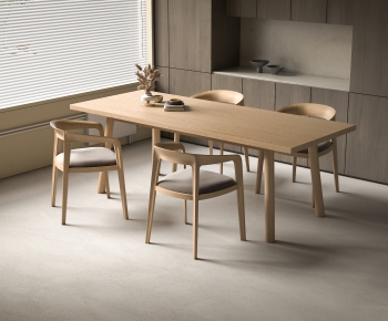 Modern Dining Table And Chairs-ID:104908945