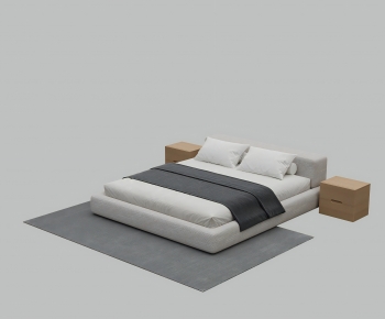 Modern Double Bed-ID:581747067