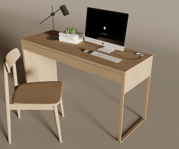 Modern Computer Desk And Chair-ID:911493066