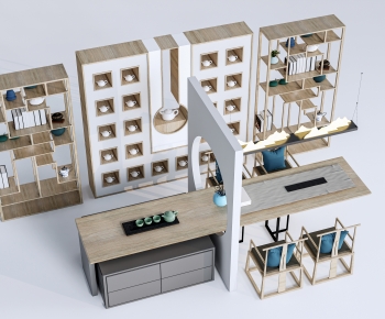 New Chinese Style Tea Tables And Chairs-ID:382476091