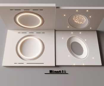 Modern Suspended Ceiling-ID:356803891