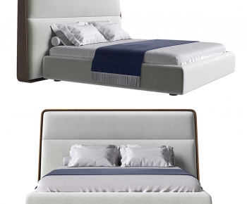 Modern Double Bed-ID:452615026