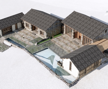 New Chinese Style Residential Building-ID:550074107