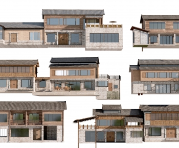 New Chinese Style Appearance Of Commercial Building-ID:884830004