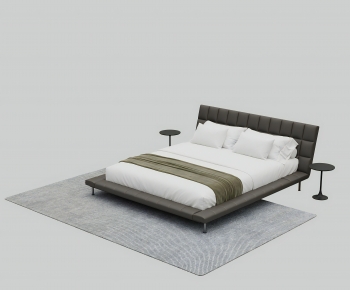 Modern Double Bed-ID:952999119