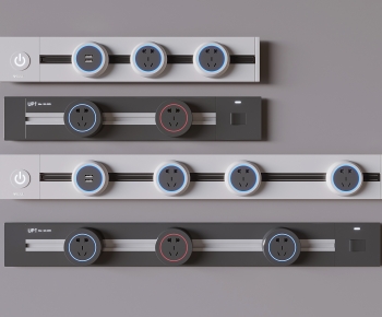 Modern Socket Panel-ID:544296034