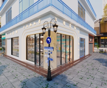 Modern Facade Element-ID:584832917