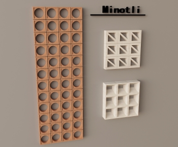 Modern Cement Brick Screen Partition-ID:209073074