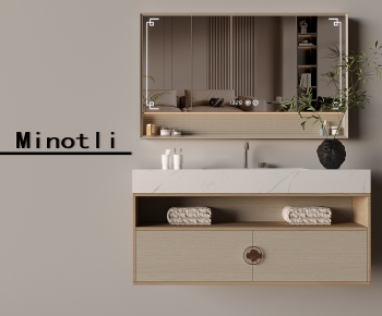 New Chinese Style Bathroom Cabinet-ID:402350909