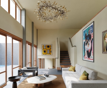 Modern A Living Room-ID:236740111