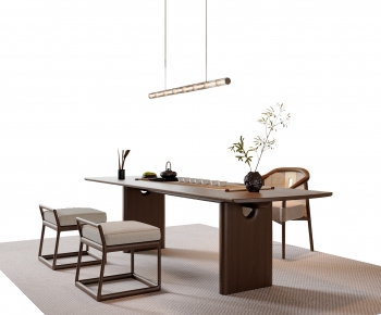 New Chinese Style Tea Tables And Chairs-ID:719504122