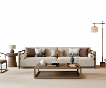 New Chinese Style Sofa Combination-ID:460536964