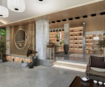 新中式茶文化展厅-ID:483906986