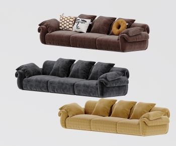 Modern Three-seat Sofa-ID:418869027