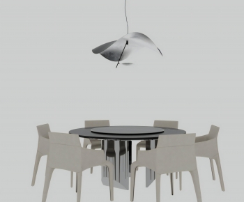 Modern Dining Table And Chairs-ID:473864081