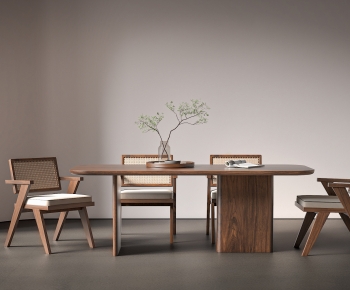 Modern Dining Table And Chairs-ID:509588002