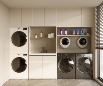 Modern Laundry Cabinet-ID:244509945