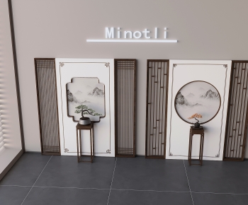 New Chinese Style Partition-ID:183298112