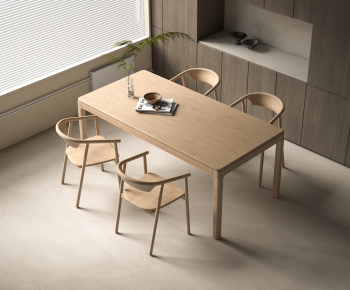Modern Dining Table And Chairs-ID:406403063