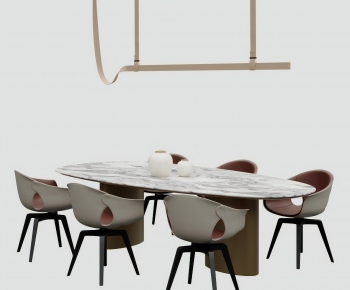 Modern Dining Table And Chairs-ID:195584063