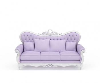 European Style Three-seat Sofa-ID:374757056