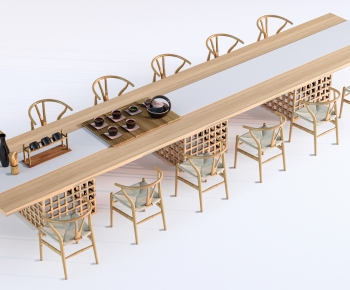 New Chinese Style Conference Table-ID:281848917