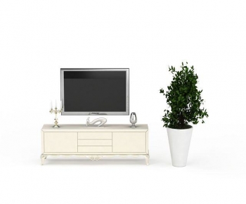Simple European Style TV Cabinet-ID:505810027