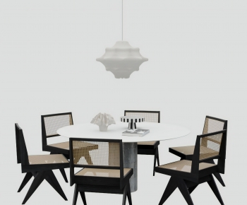 Modern Dining Table And Chairs-ID:667499074