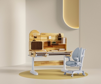 Modern Computer Desk And Chair-ID:687189103