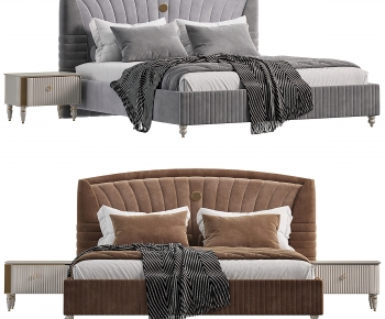 Modern Double Bed-ID:624830744