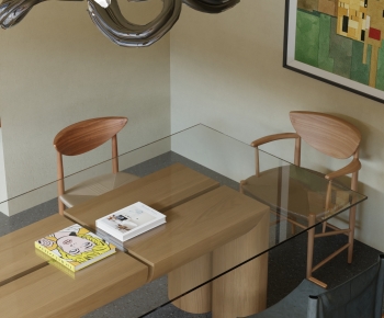 Modern Dining Table And Chairs-ID:993689061