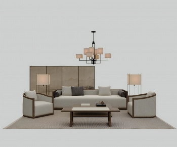 New Chinese Style Sofa Combination-ID:134301904