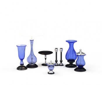 现代玻璃摆设品组合-ID:624362954
