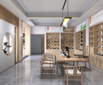 新中式茶文化展厅-ID:942904008