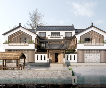 New Chinese Style Residential Building-ID:970540032