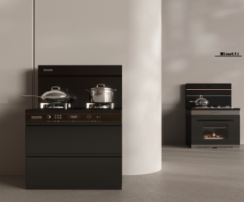 Modern Kitchen Electric Gas Range-ID:214657078