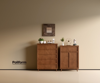 poliform现代中古风实木斗柜组合-ID:447623977