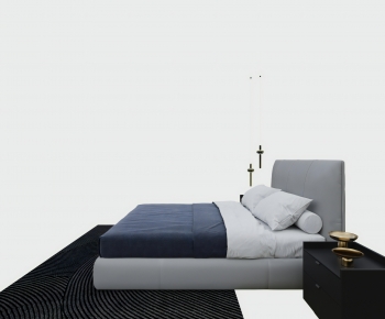 Modern Double Bed-ID:324361092