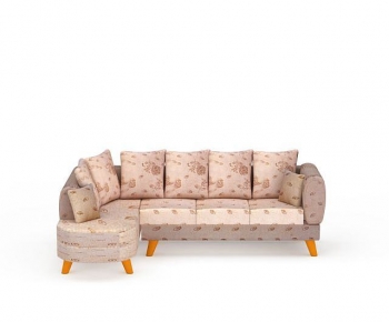 French Style Corner Sofa-ID:837420941