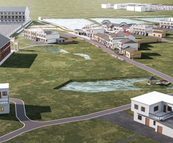 Modern Architectural Bird's-eye View Planning-ID:814393043