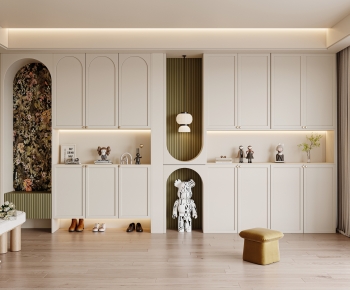 French Style Shoe Cabinet-ID:630580904
