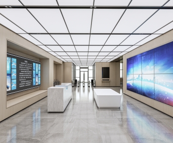 Modern Exhibition Hall-ID:370378972