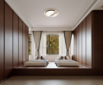 New Chinese Style Bedroom-ID:315639977